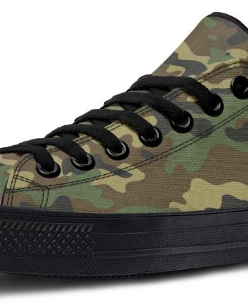Military Camo Low-Top Sneakers | Urban Tactical Casual Footwear