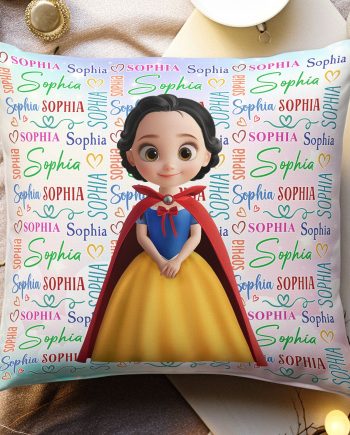 Baby Girl Princess - Personalized Pillow (Insert Included)