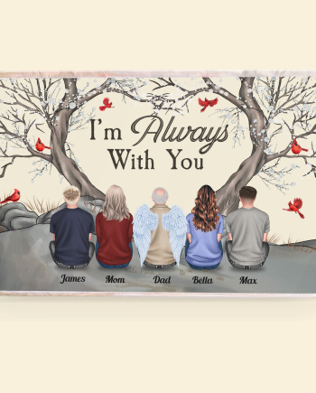 I Am Always With You - Personalized Rectangle Acrylic Plaque