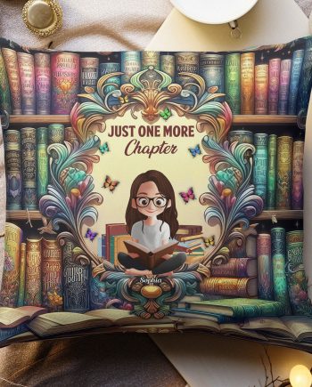 Just One More Chapter - Personalized Pillow (Insert Included)