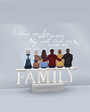 There's A Little Bit Of Heaven In Our Home - Personalized Acrylic Plaque